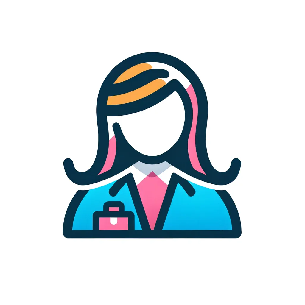 Avatar of a person in a blue blazer with a briefcase, marking a dedicated account manager